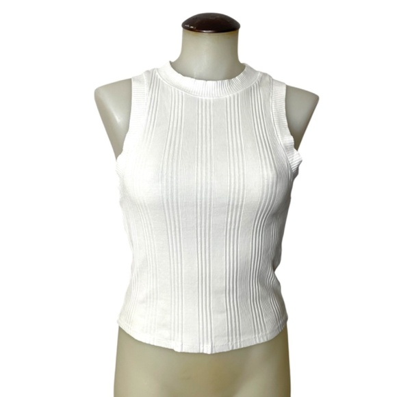 2 Bundle Zara Tank Tops Black & White - Picture 2 of 8